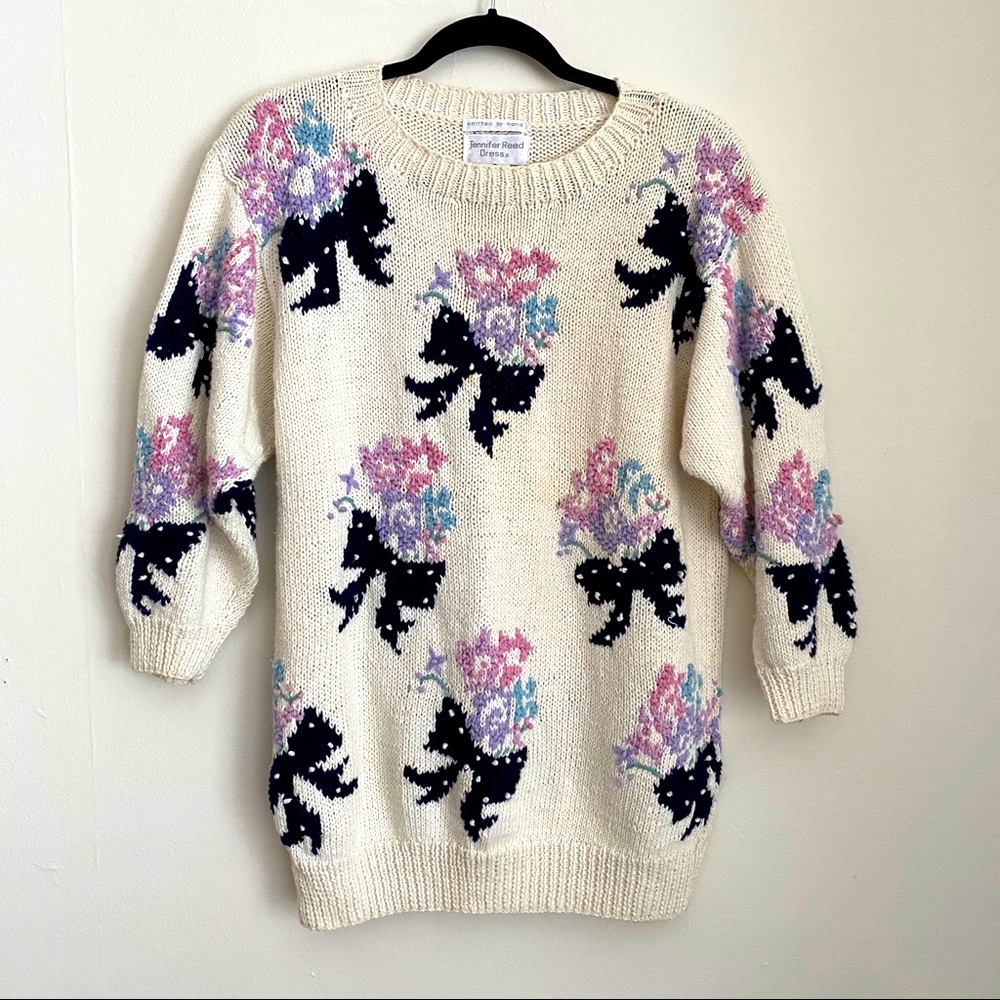 VINTAGE Jennifer Reed Hand Knit Sweater